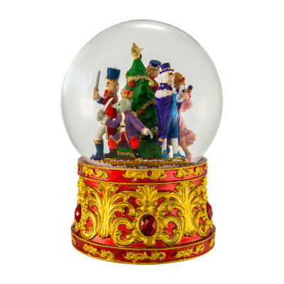 Kurt Adler 120mm Musical Lighted Nutcracker Water Snow Globes