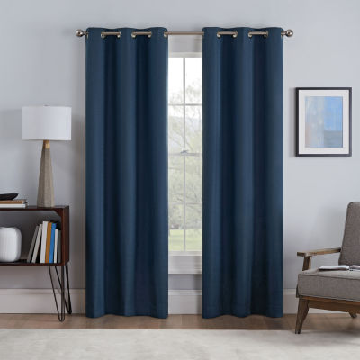 Eclipse Talisa Grommet Top Energy Saving 100% Blackout Set of 2 Curtain Panel