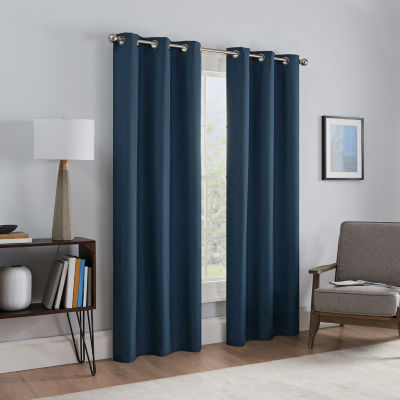 Eclipse Talisa Grommet Top Energy Saving 100% Blackout Set of 2 Curtain Panel