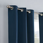 Eclipse Talisa Energy Saving 100% Blackout Grommet Top Set of 2 Curtain Panel