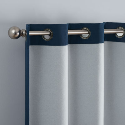 Eclipse Talisa Grommet Top Energy Saving 100% Blackout Set of 2 Curtain Panel