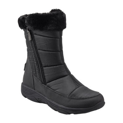 Easy Spirit Womens Vexpo Water Resistant Flat Heel Winter Boots, Color ...