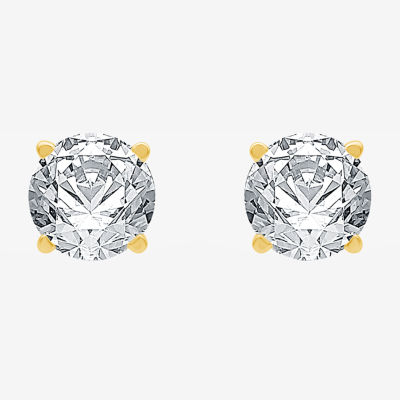 Ever Star (G / SI1-SI2) 1 CT. T.W. Lab Grown Diamond Stud Earring 10K Gold