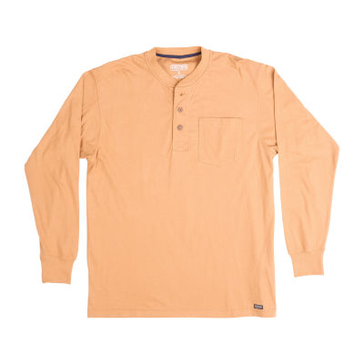Smiths Workwear Mens Long Sleeve Regular Fit Henley Shirt