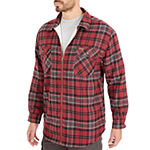 Smiths Workwear Sherpa Lined Flannel Mens Midweight Shirt Jacket