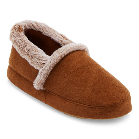  -Isotoner Recycled Microsuede A Line Womens Moccasin Slippers