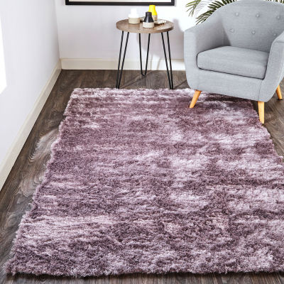 Weave And Wander Freya Solid Shag Indoor Rectangle Area Rugs