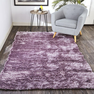 Weave And Wander Freya Solid Shag Indoor Rectangle Area Rugs