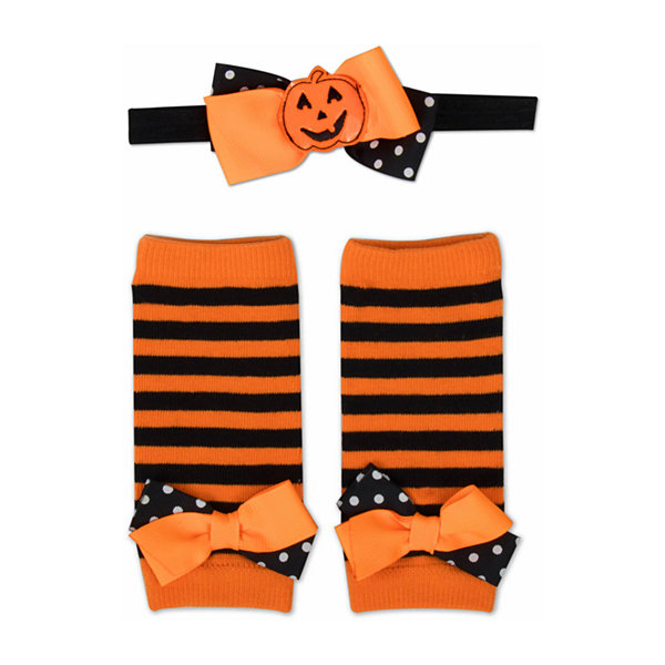Okie Dokie Halloween Baby Leg Warmers 2-pc. Knee Highs