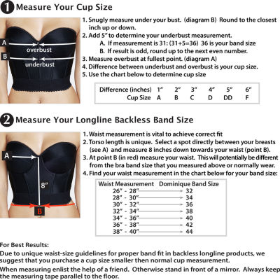 Dominique Noemi Bridal Womens Extra Firm Support Strapless Bra 6377