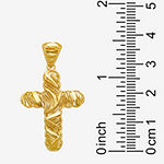 Womens 10K Gold Cross Pendant