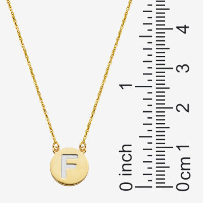 Womens 10K Gold Pendant Necklace