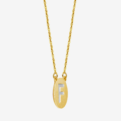 Womens 10K Gold Pendant Necklace