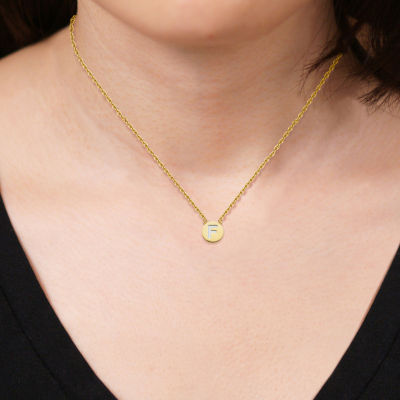 Womens 10K Gold Pendant Necklace