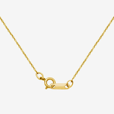 Womens 10K Gold Pendant Necklace