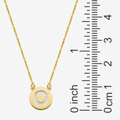 Womens 10K Gold Name Necklace