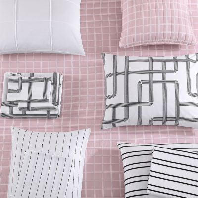 City Scene Grid Quilt Set