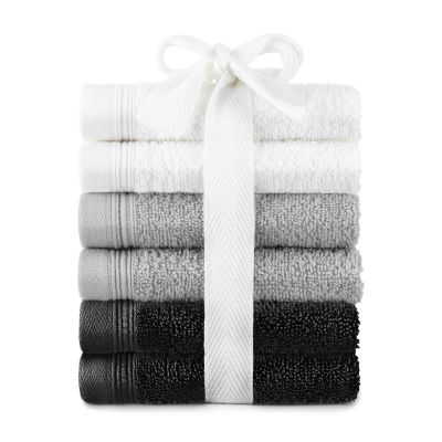 Home Expressions 6pc Washcloth Set