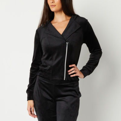 Juicy By Juicy Couture Womens Long Sleeve Zipper Hoodie, Color