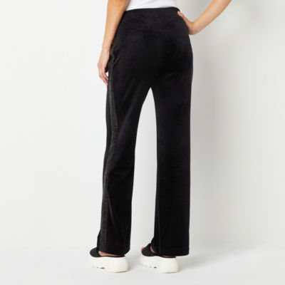 Juicy By Juicy Couture Womens Mid Rise Straight Track Pant, X