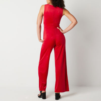 Red best sale jumpsuit jcpenney