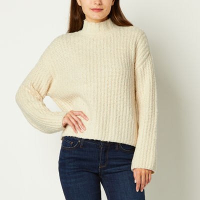 A.n.a Womens Mock Neck Long Sleeve Pullover Sweater | Hamilton Place