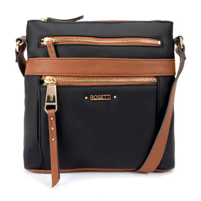 Stone Mountain Washed Leather Crossbody Bag, Color: Grayblack - JCPenney