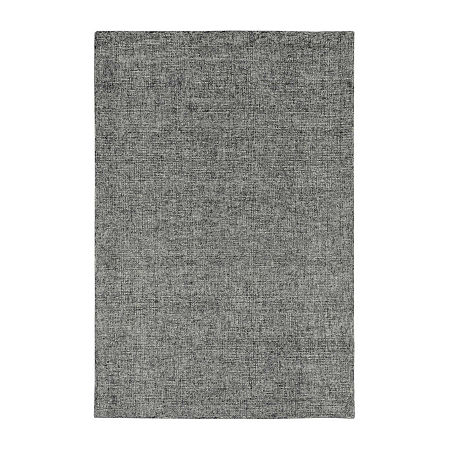 Liora Manne Savannah Fantasy Wool 7'6X9'6 Indoor Rectangular Area Rug, One Size, Gray