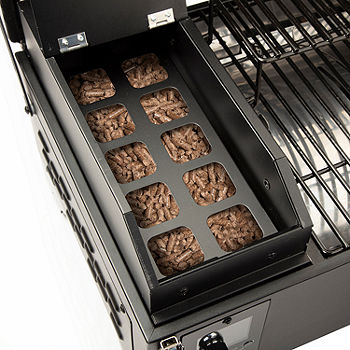 256 sq. in. Portable Wood Pellet Grill and Smoker in Black