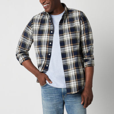 Mens Long Sleeve Shirts - Oxford & Flannel Shirts