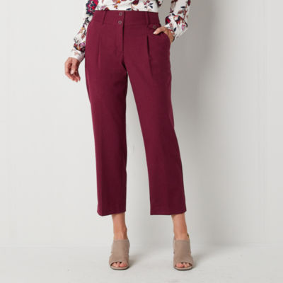 Liz claiborne emma 2024 classic fit ankle pants