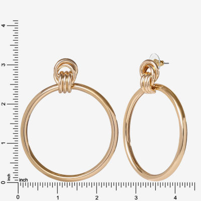 JS Jessica Simpson Gold Tone Drop Earrings