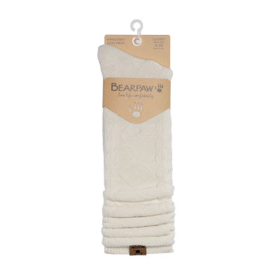 Bearpaw Cable Womens 1 Pair Knee High Socks