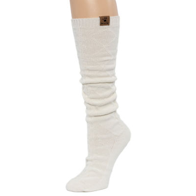 Bearpaw Cable Womens 1 Pair Knee High Socks