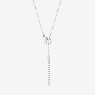 Christmas Santa Womens Crystal Pure Silver Over Brass Pendant Necklaces
