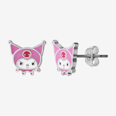 2 Pair Hello Kitty Kuromi My Melody Earring Set