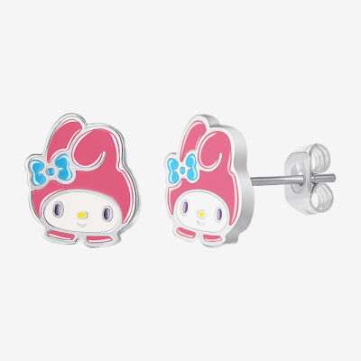 2 Pair Hello Kitty Kuromi My Melody Earring Set