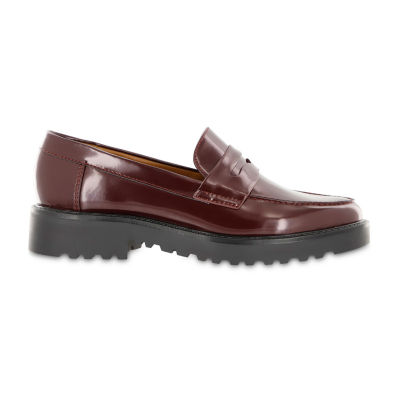 Mia Amore Hali Womens Moc Closed Toe Loafers-Wide Width