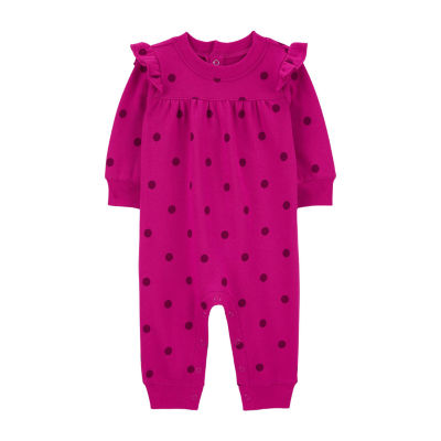 Carter's Baby Girls Long Sleeve Jumpsuit