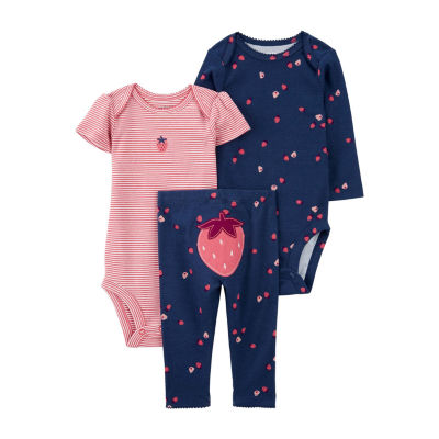 Carter's Baby Girls 3-pc. Pant Set