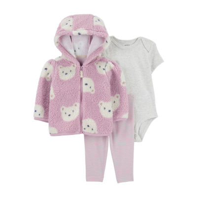 Carter's Baby Girls 3-pc. Pant Set