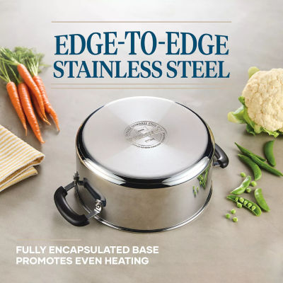 Farberware Brilliance Stainless Steel 5-qt. Dutch Oven