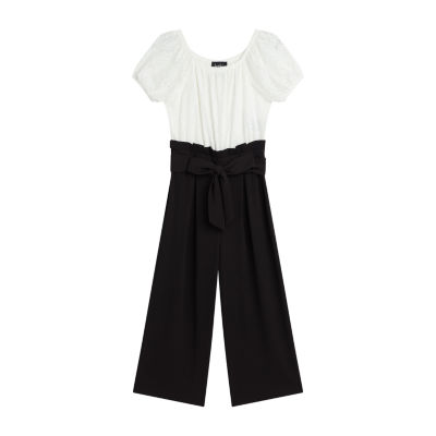 by&by girl Big Girls Short Sleeve Jumpsuit