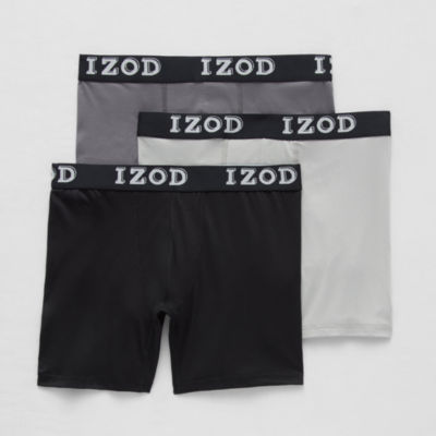 IZOD Super Soft Mens 3 Pack Boxer Briefs