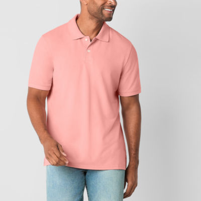 St. John's Bay Premium Stretch Mens Slim Fit Short Sleeve Polo Shirt