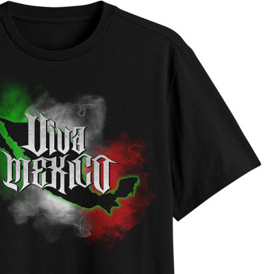 Mens Short Sleeve Viva Mexico Graphic T-Shirt