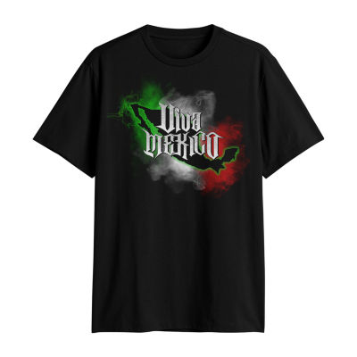 Mens Short Sleeve Viva Mexico Graphic T-Shirt