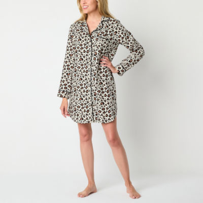 liz-claiborne-womens-flannel-long-sleeve-nightshirt-jcpenney