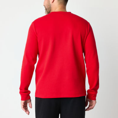 St. John's Bay Mens Long Sleeve Crew Neck Pajama Top