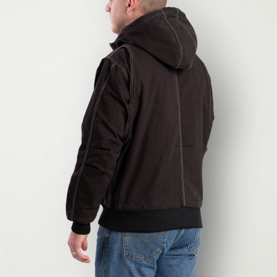 Berne Modern Mens Hooded Big and Tall Heavyweight Work Jacket